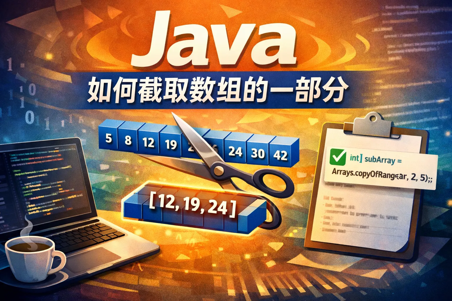 java如何截取数组的一部分