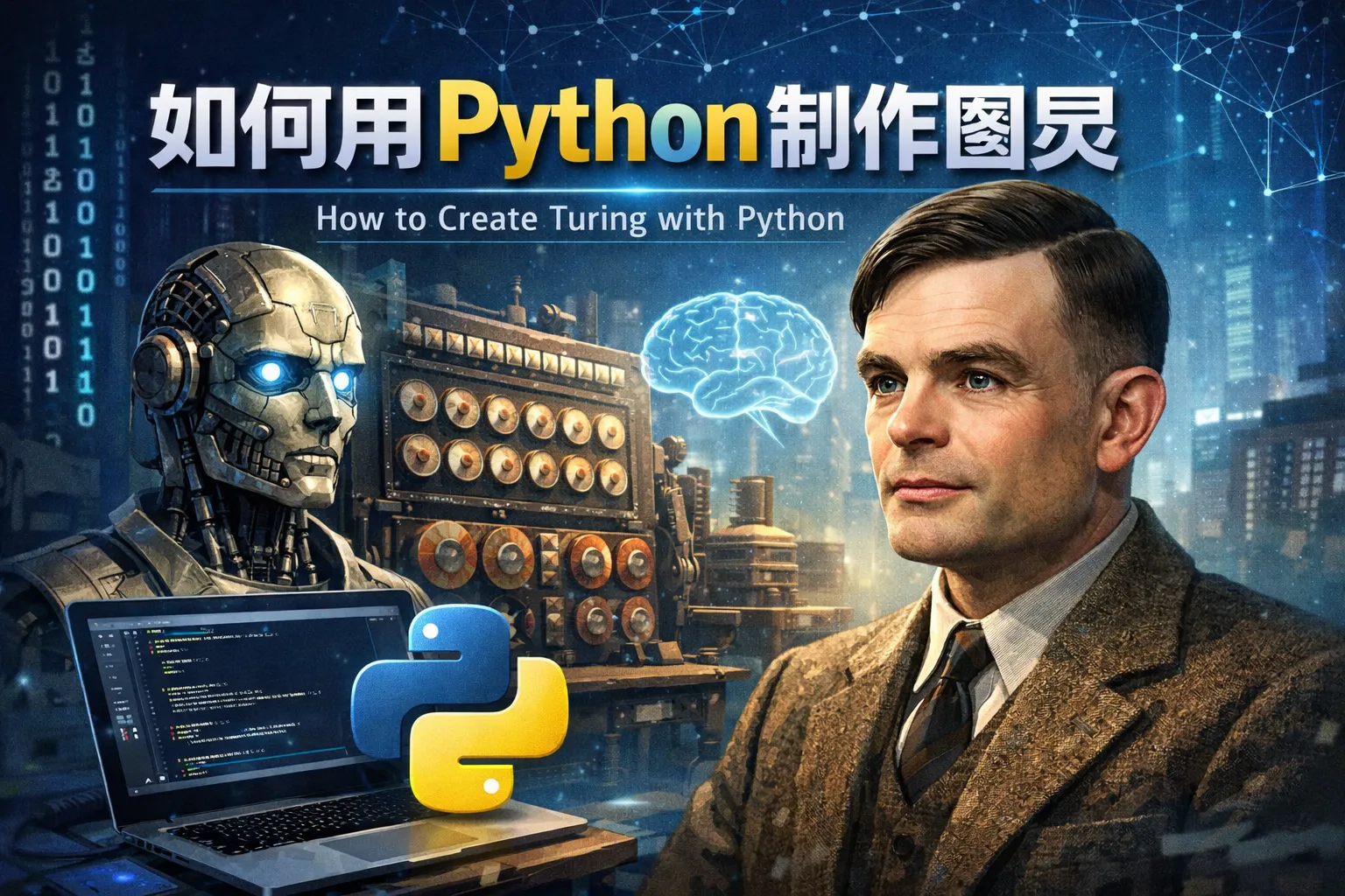 如何用python制作图灵