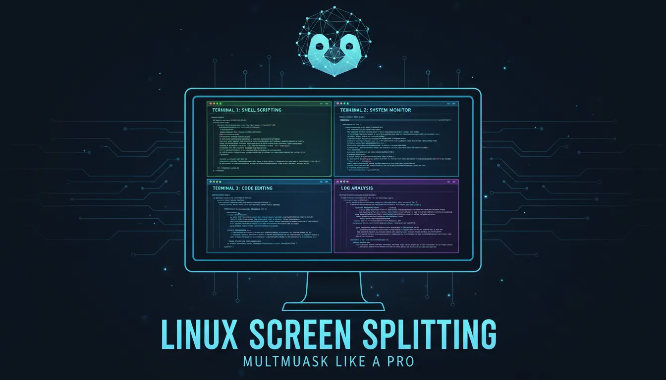 linux如何让进行分屏操作