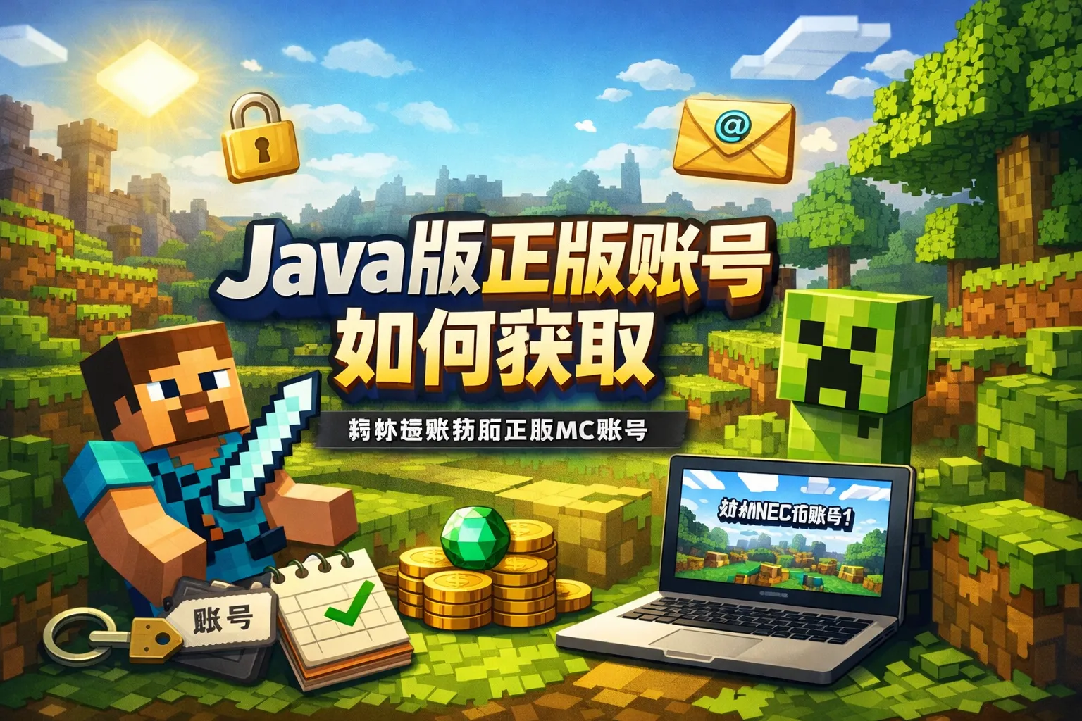 java版正版账号如何获取