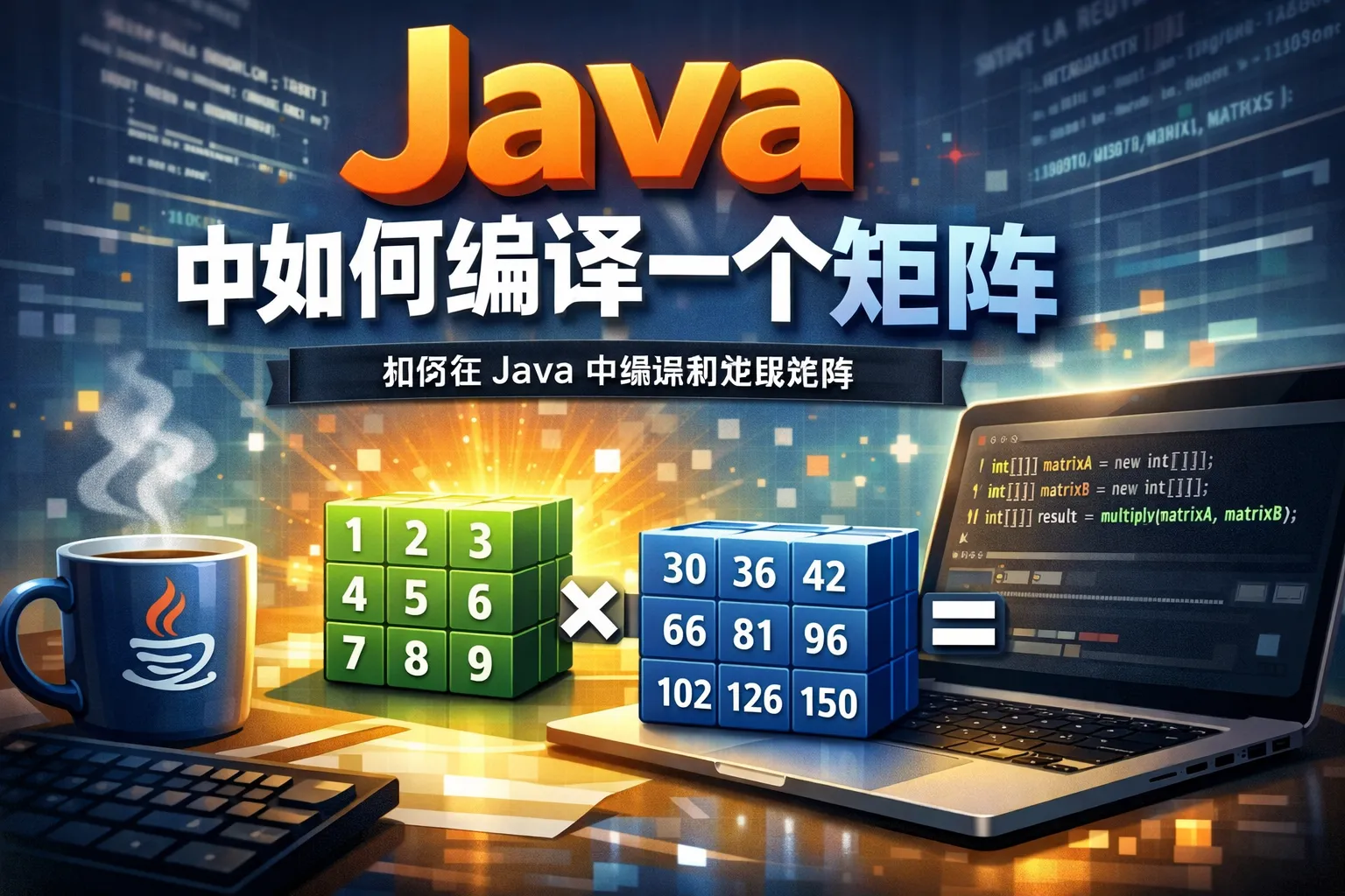 java中如何让编译一个矩阵