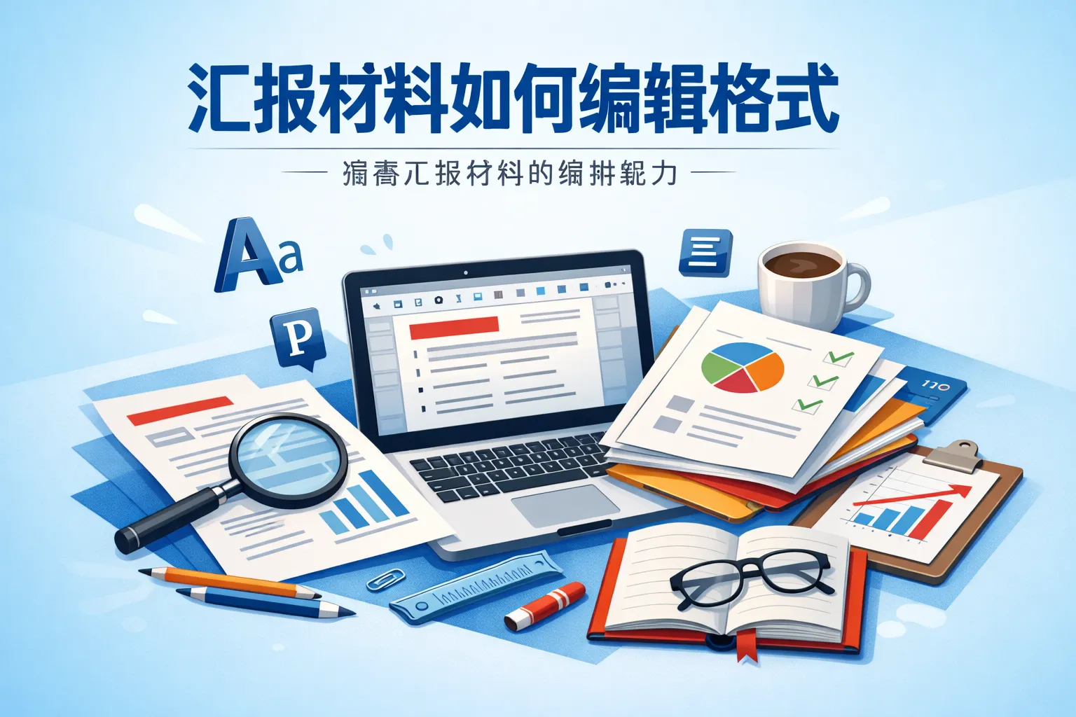 汇报材料如何编辑格式