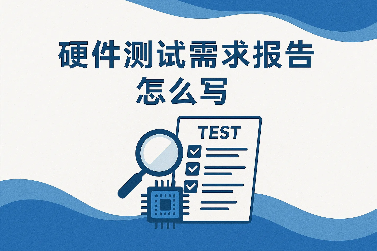 硬件测试需求报告怎么写