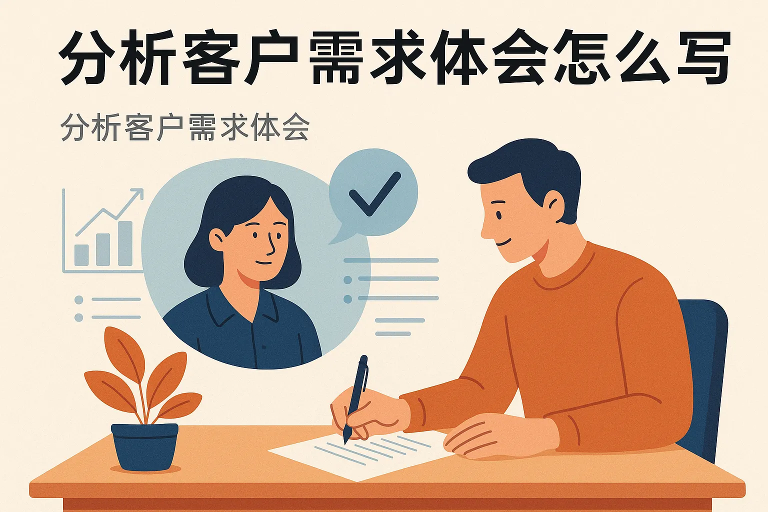 分析客户需求体会怎么写
