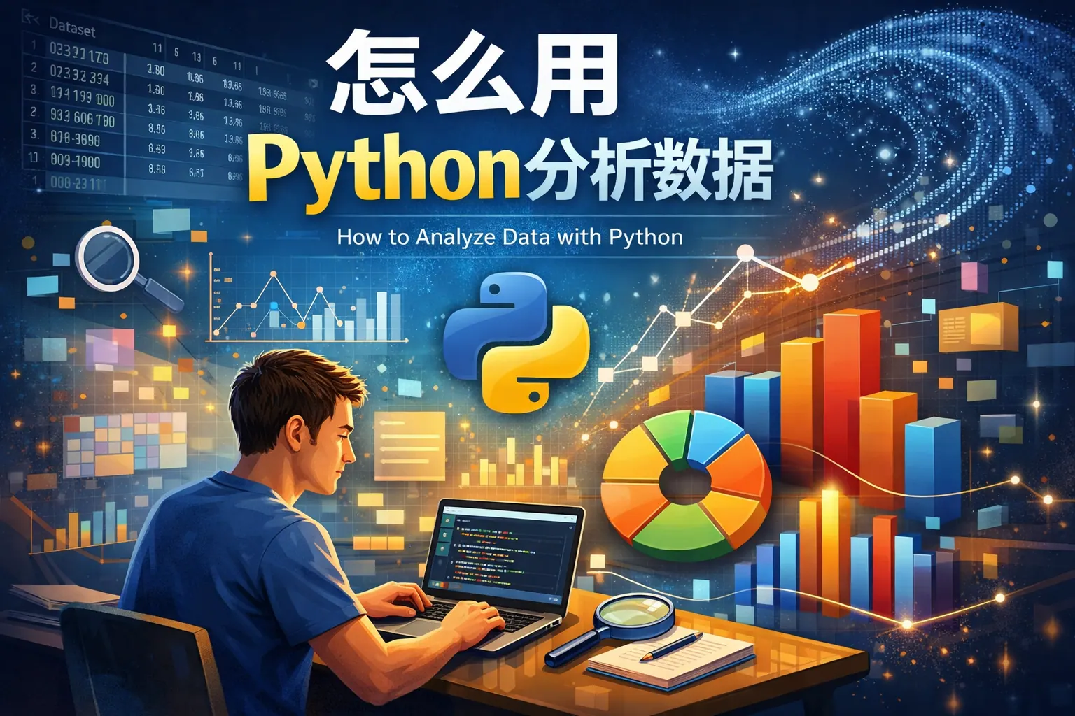 怎么用python分析数据