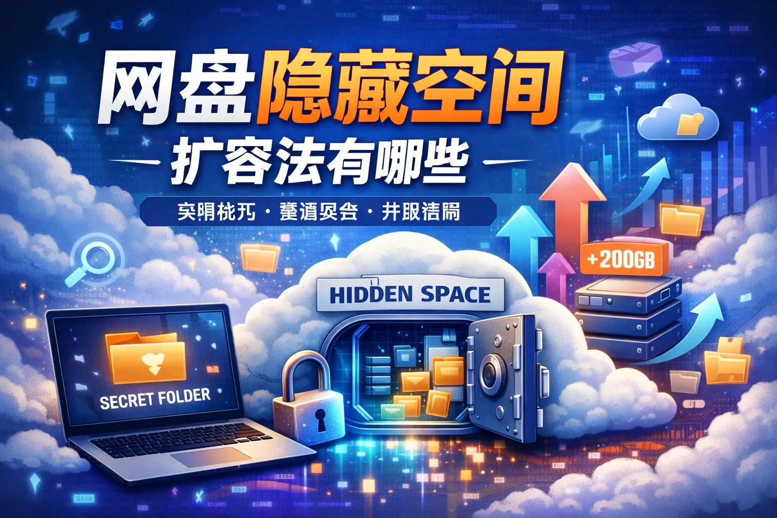 网盘隐藏空间扩容法有哪些