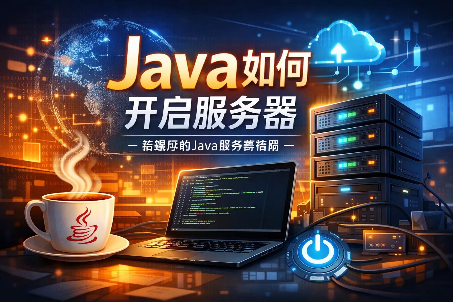 java如何开启服务器