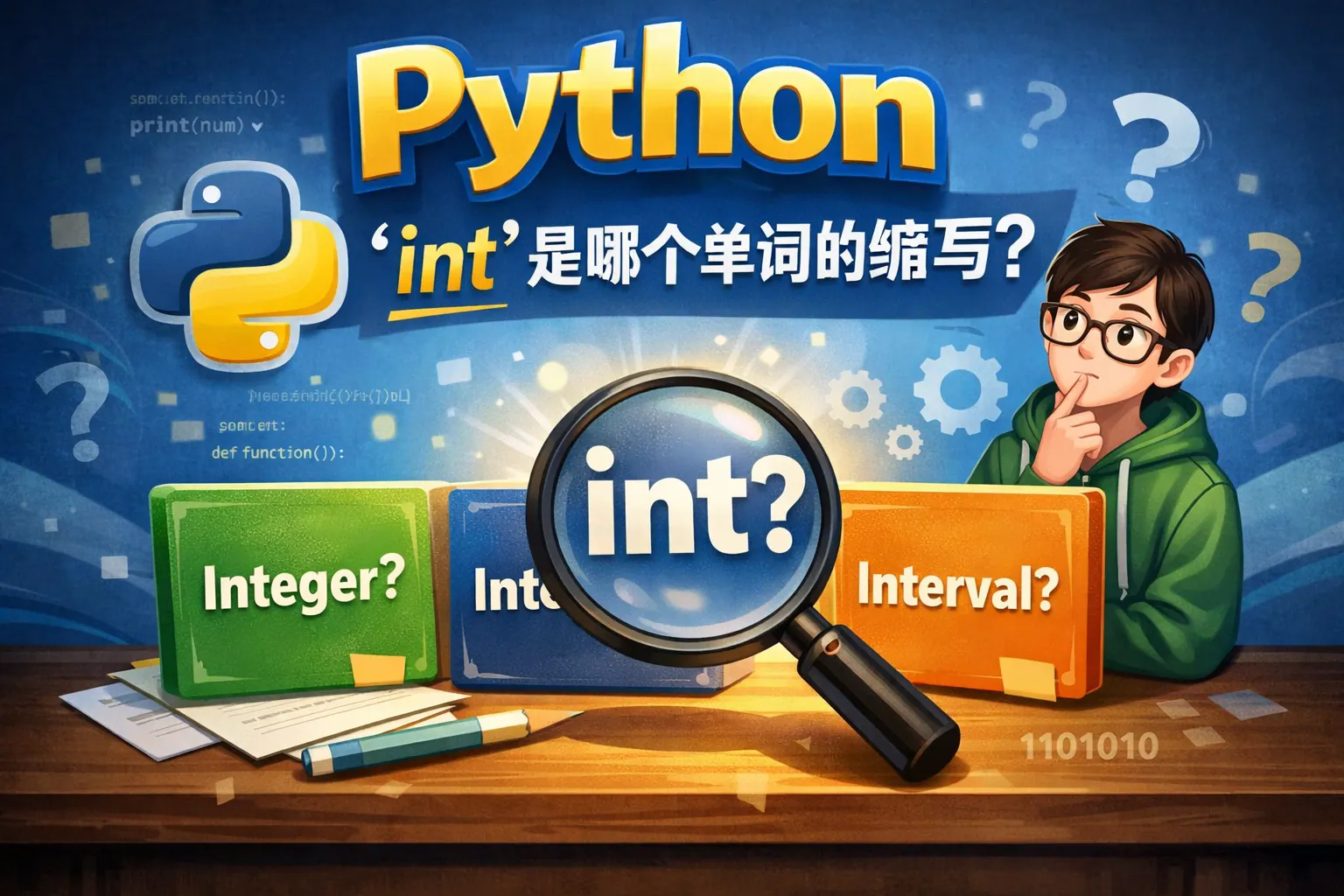 python int是哪个单词的缩写