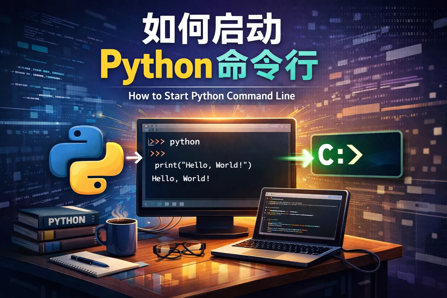 如何启动python命令行