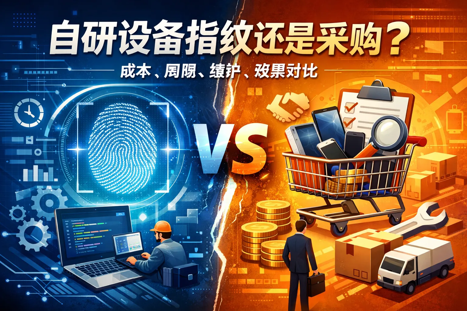 自研设备指纹还是采购?成本、周期、维护、效果对比