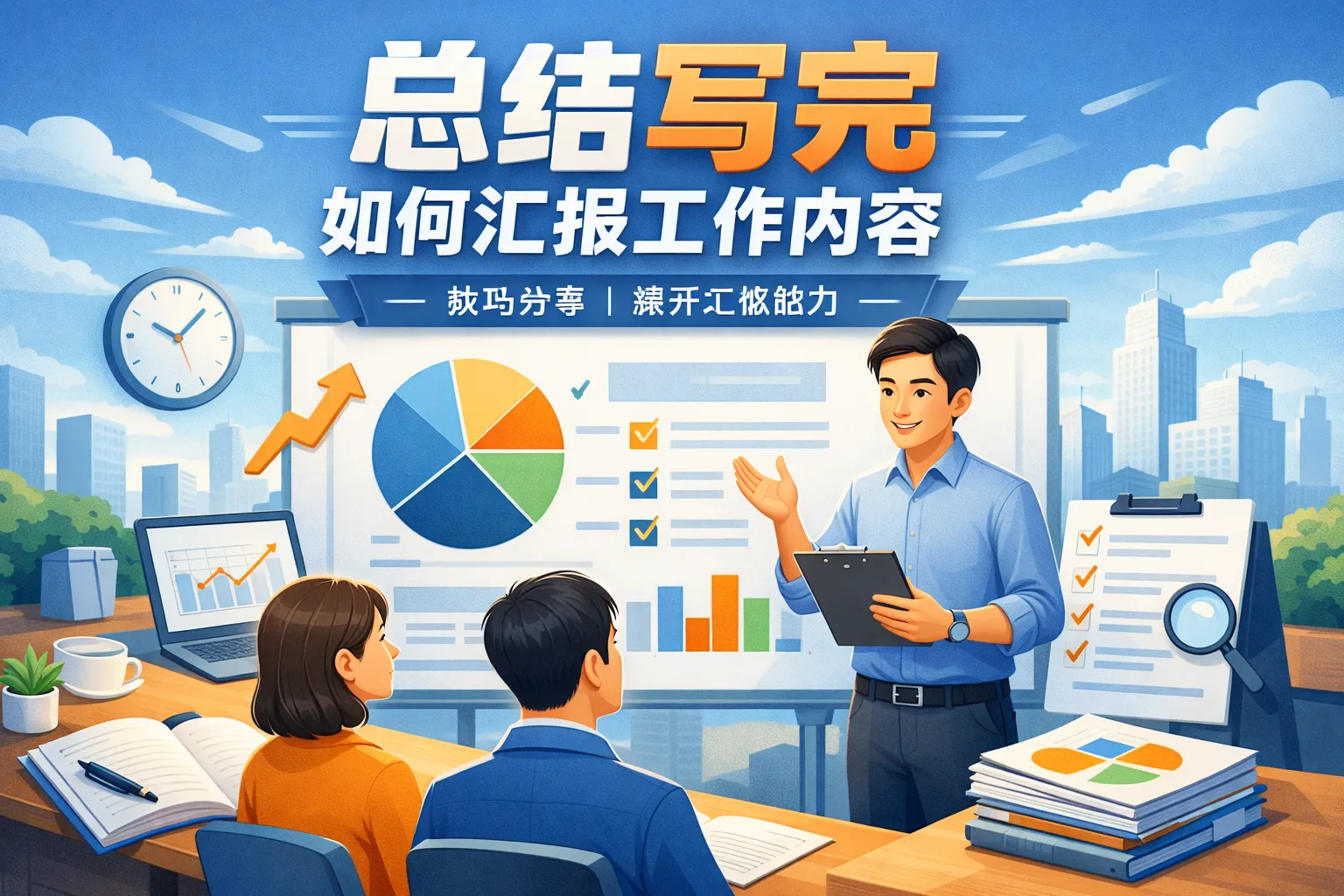 总结写完如何汇报工作内容