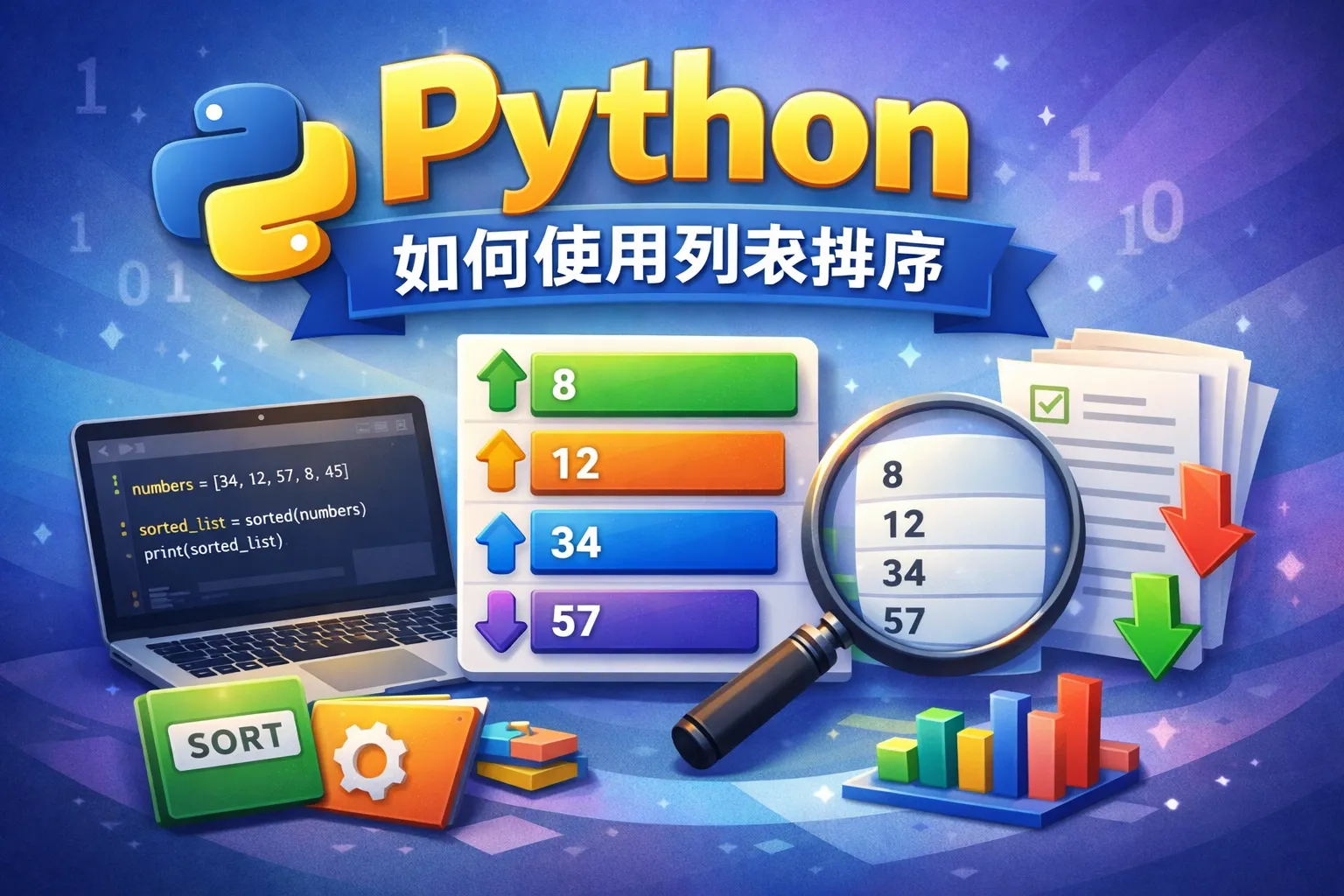python如何使用列表排序