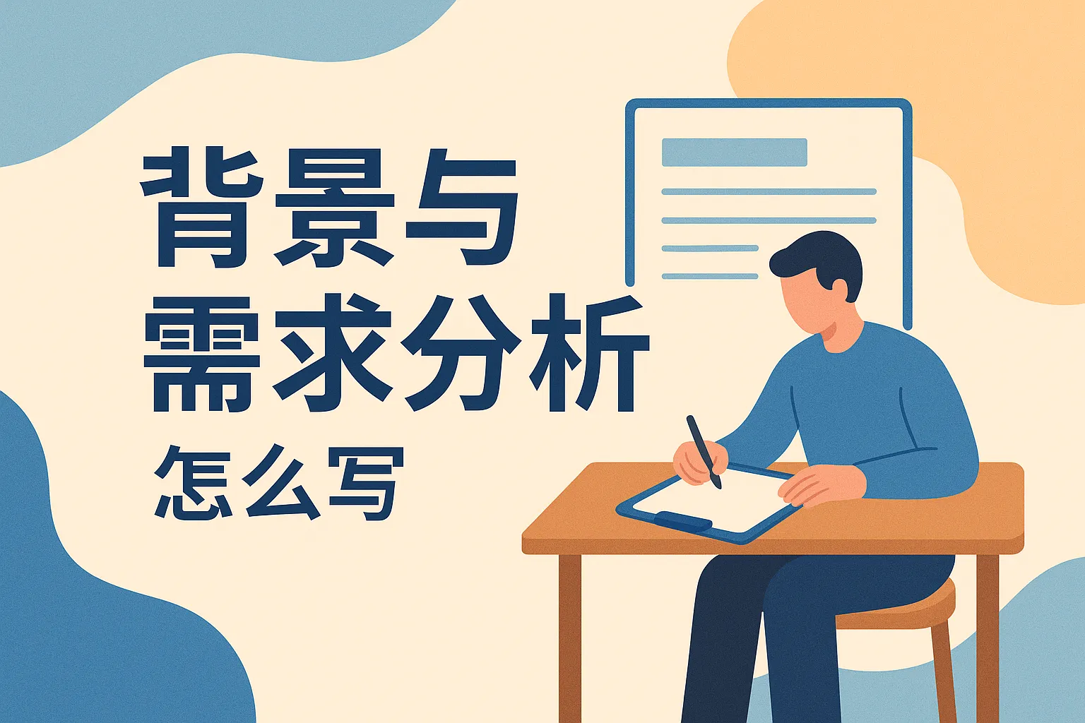 背景与需求分析怎么写