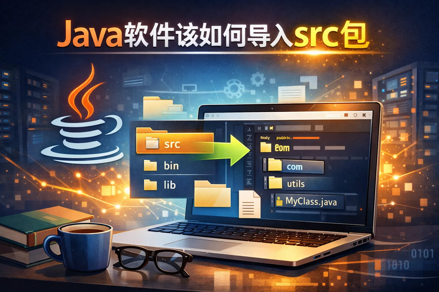 java软件该如何导入src包