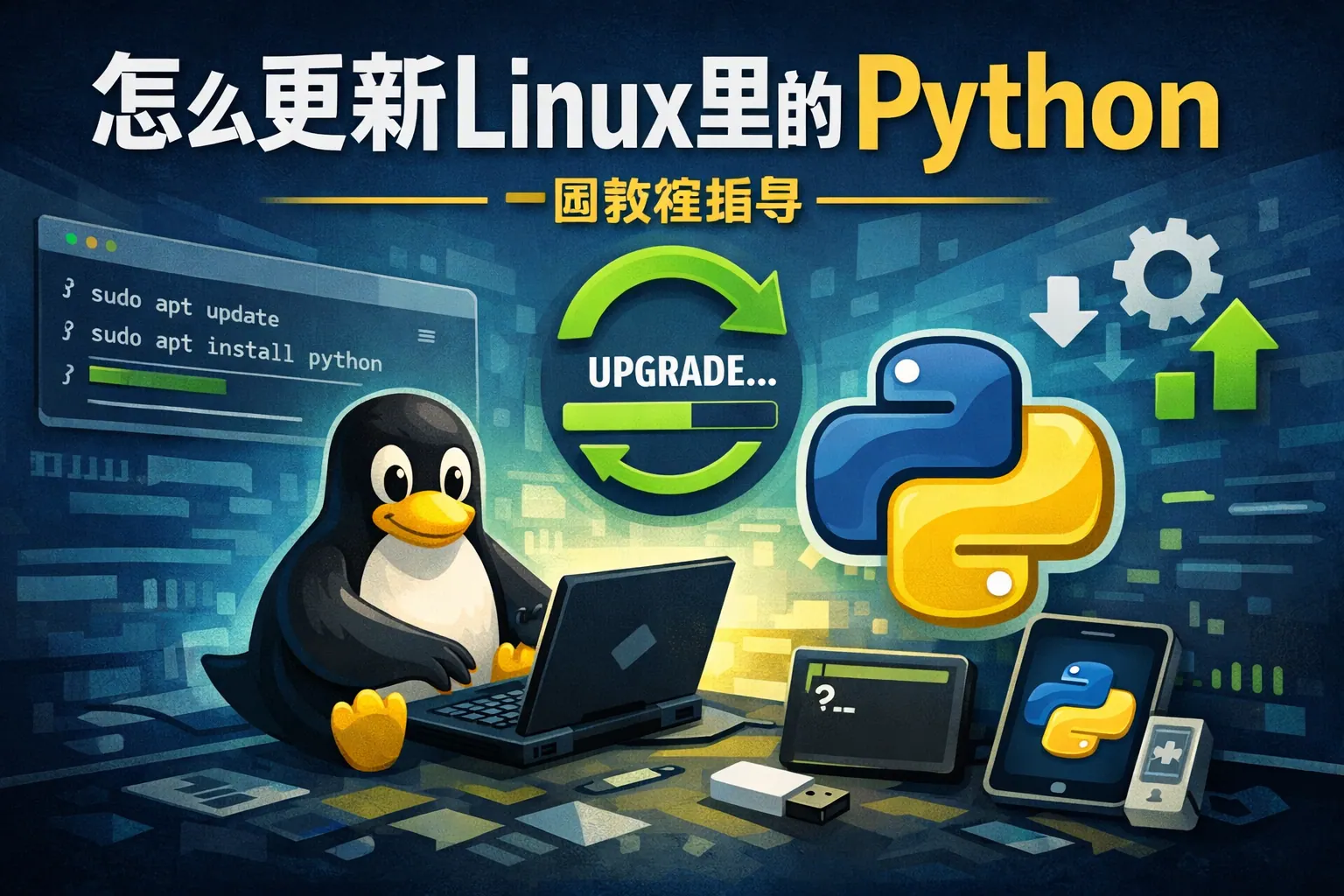 怎么更新linux里的python
