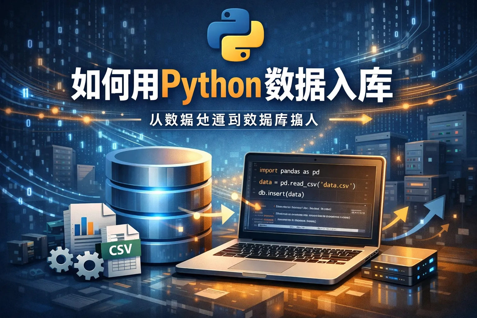 如何用python数据入库