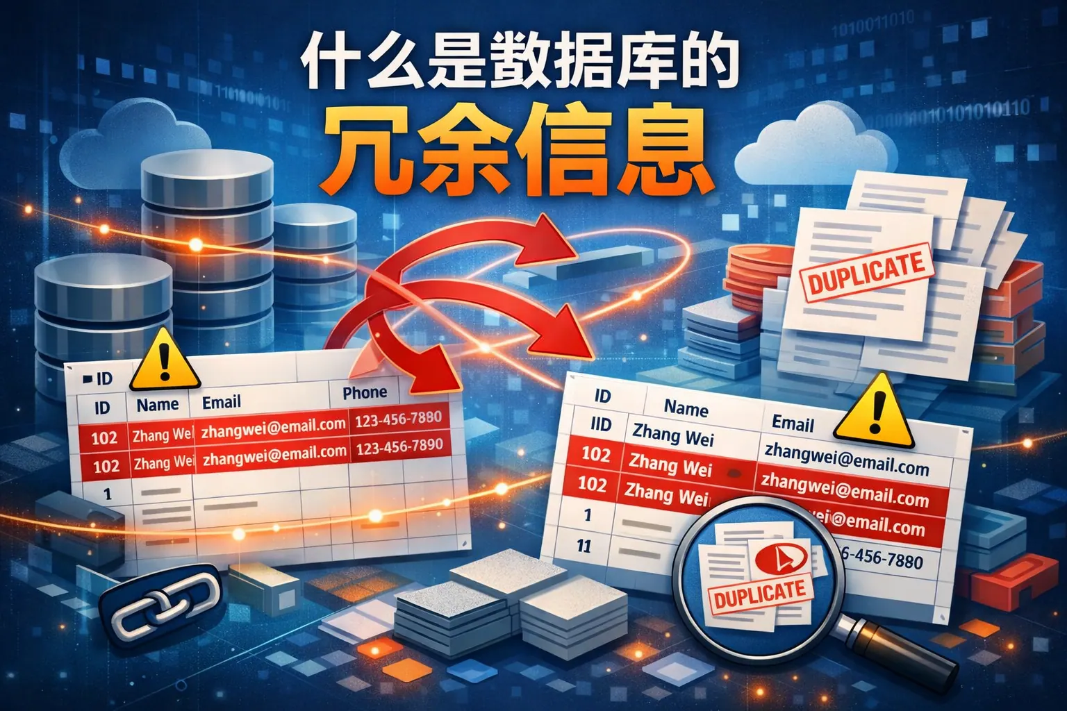 什么是数据库的冗余信息