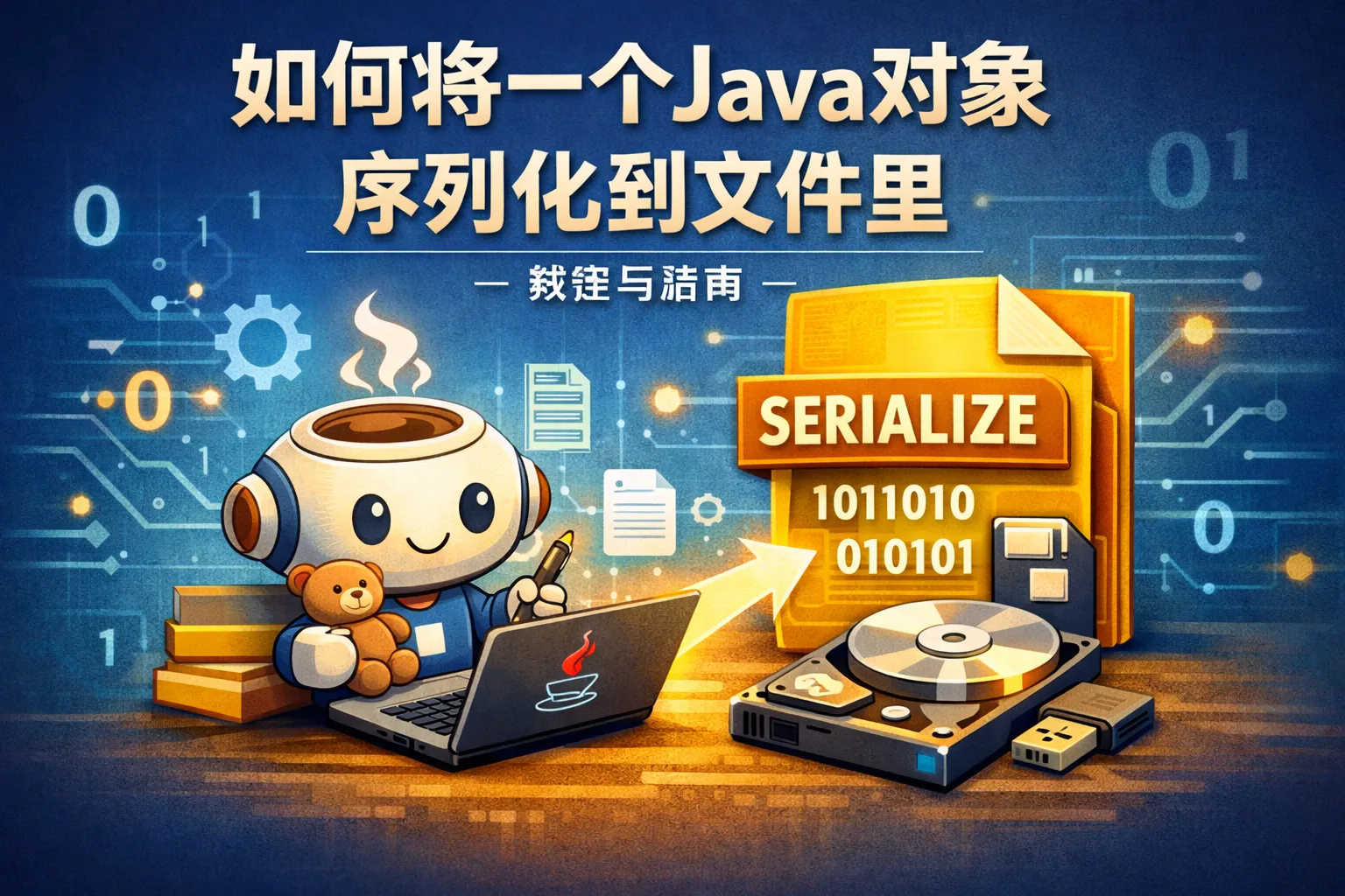 如何将一个java对象序列化到文件里