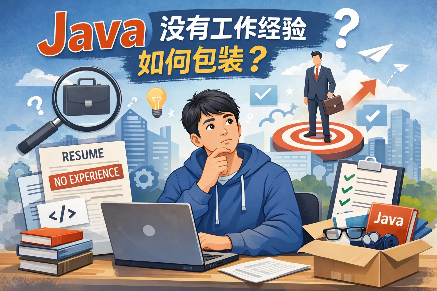 java没有工作经验如何包装