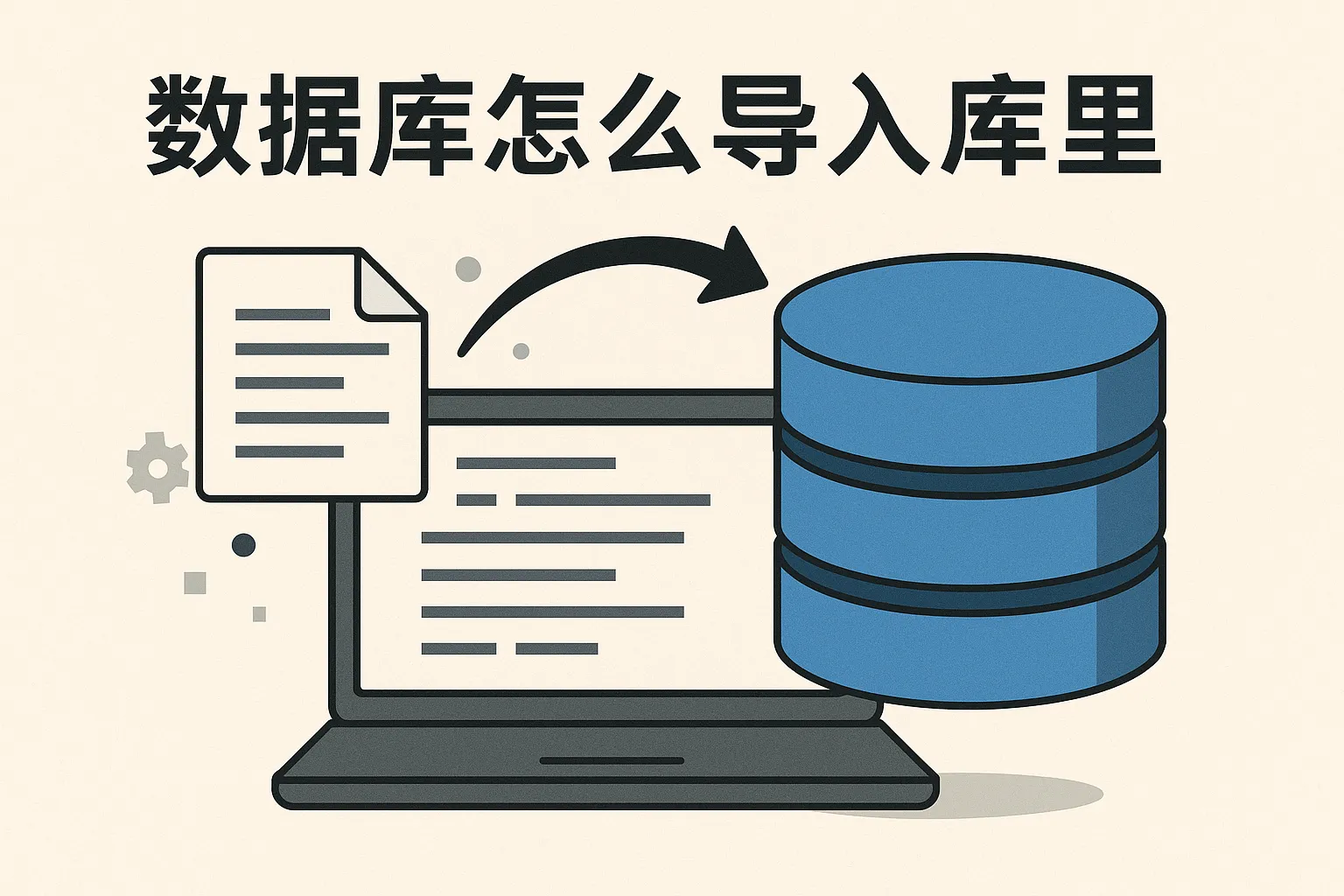 数据库怎么导入库里