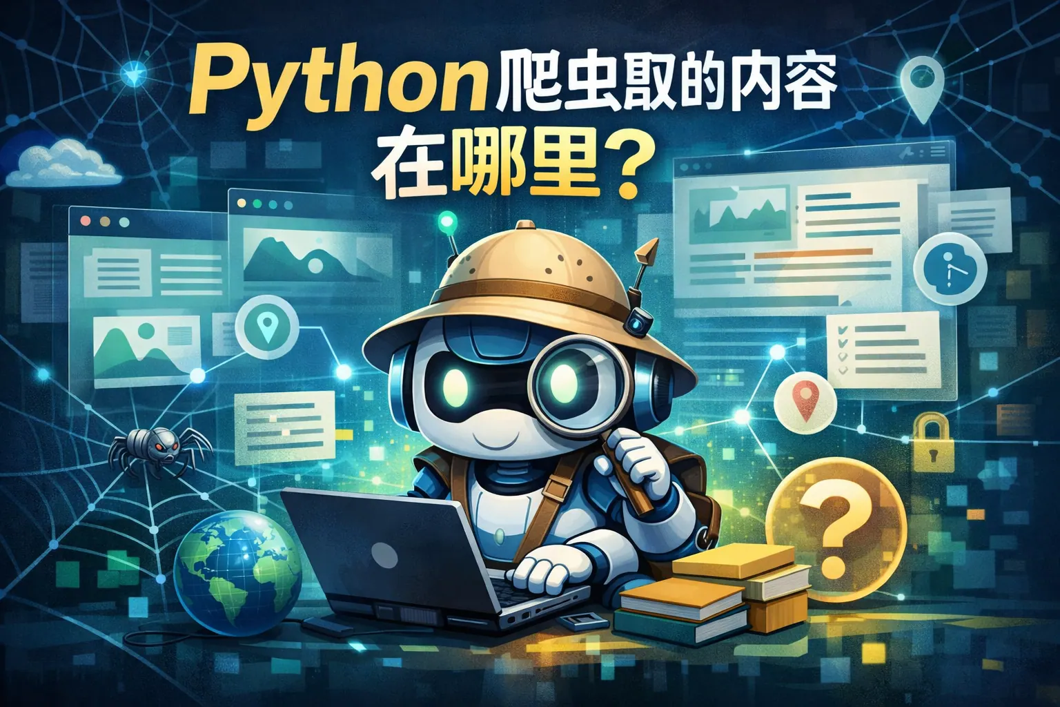 python爬虫取的内容在哪里