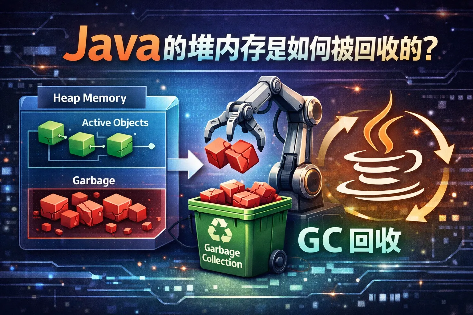java的堆内存是如何被回收的