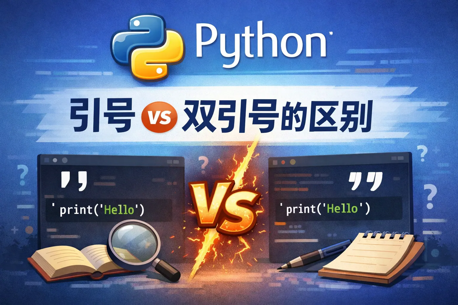 python 引号 双引号的区别