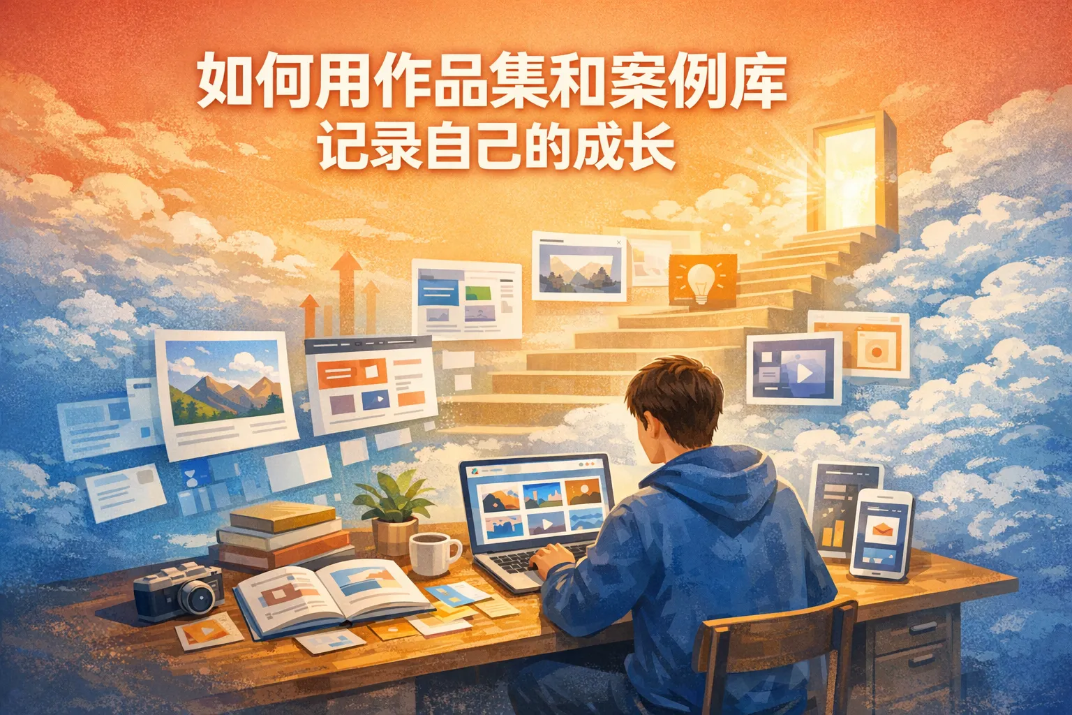 如何用作品集和案例库记录自己的成长