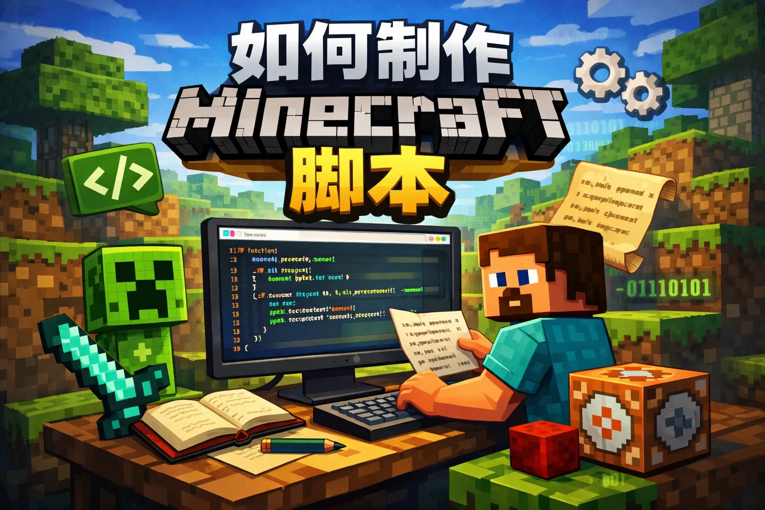 如何制作minecraft脚本