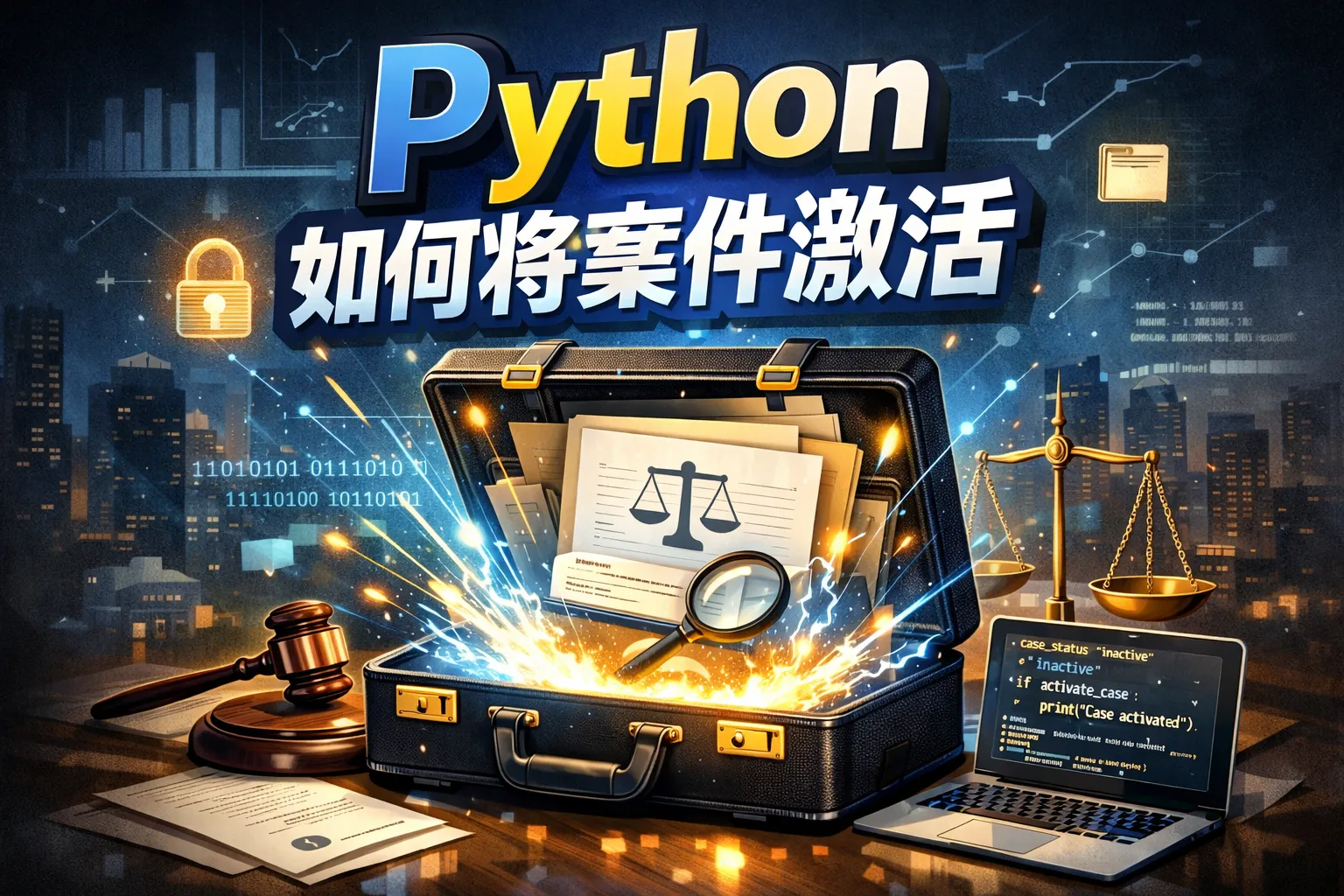 python如何将案件激活