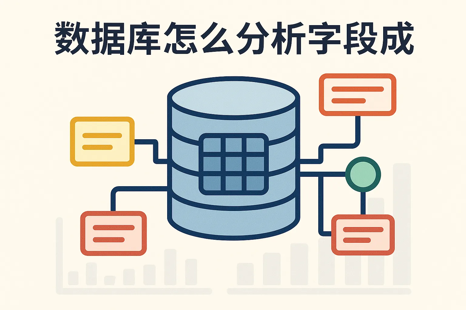 数据库怎么分析字段构成