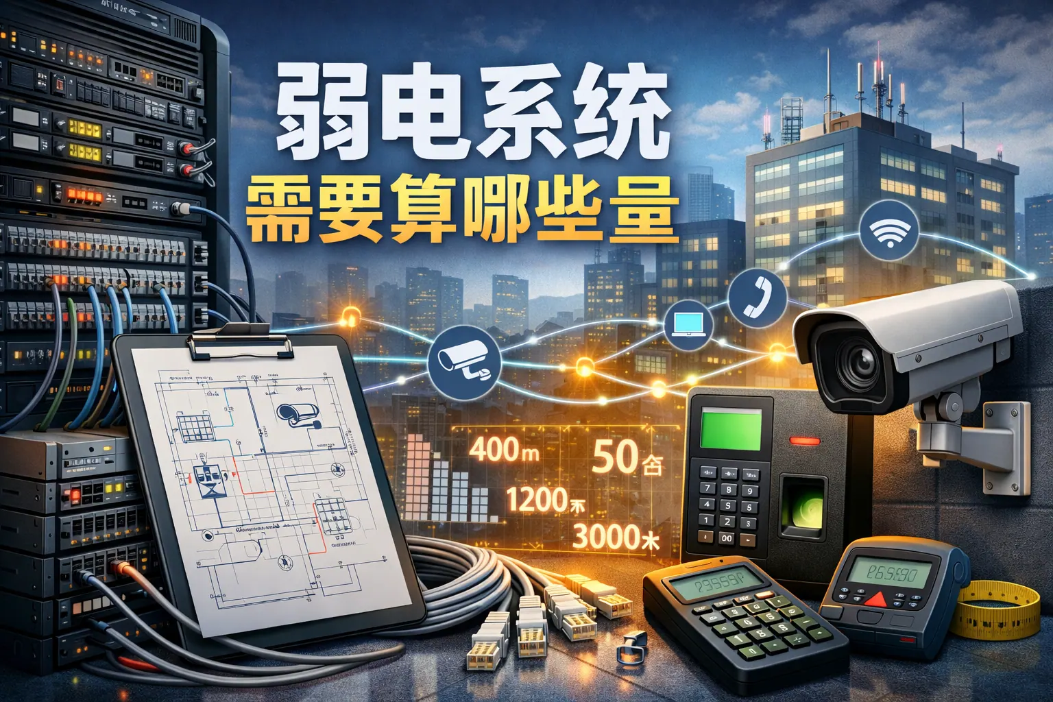 弱电系统需要算哪些量