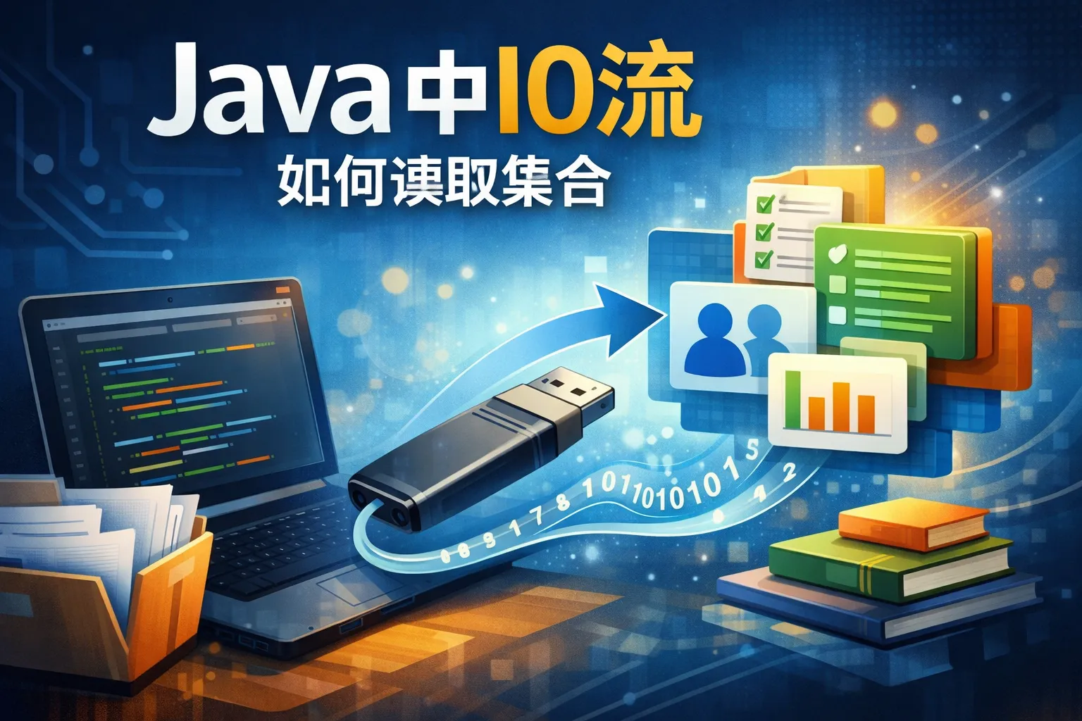 java中io流如何读取集合
