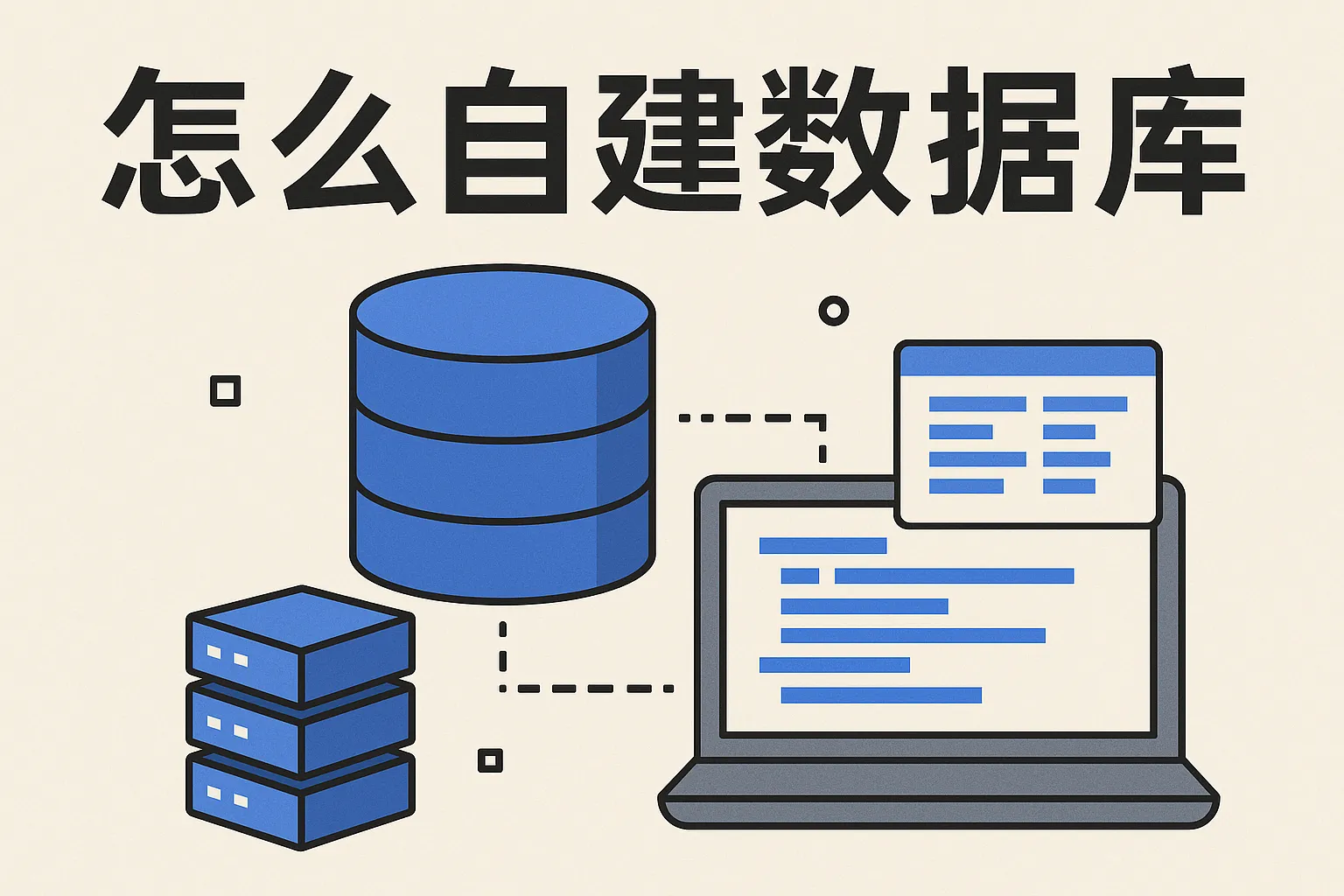 怎么自建数据库