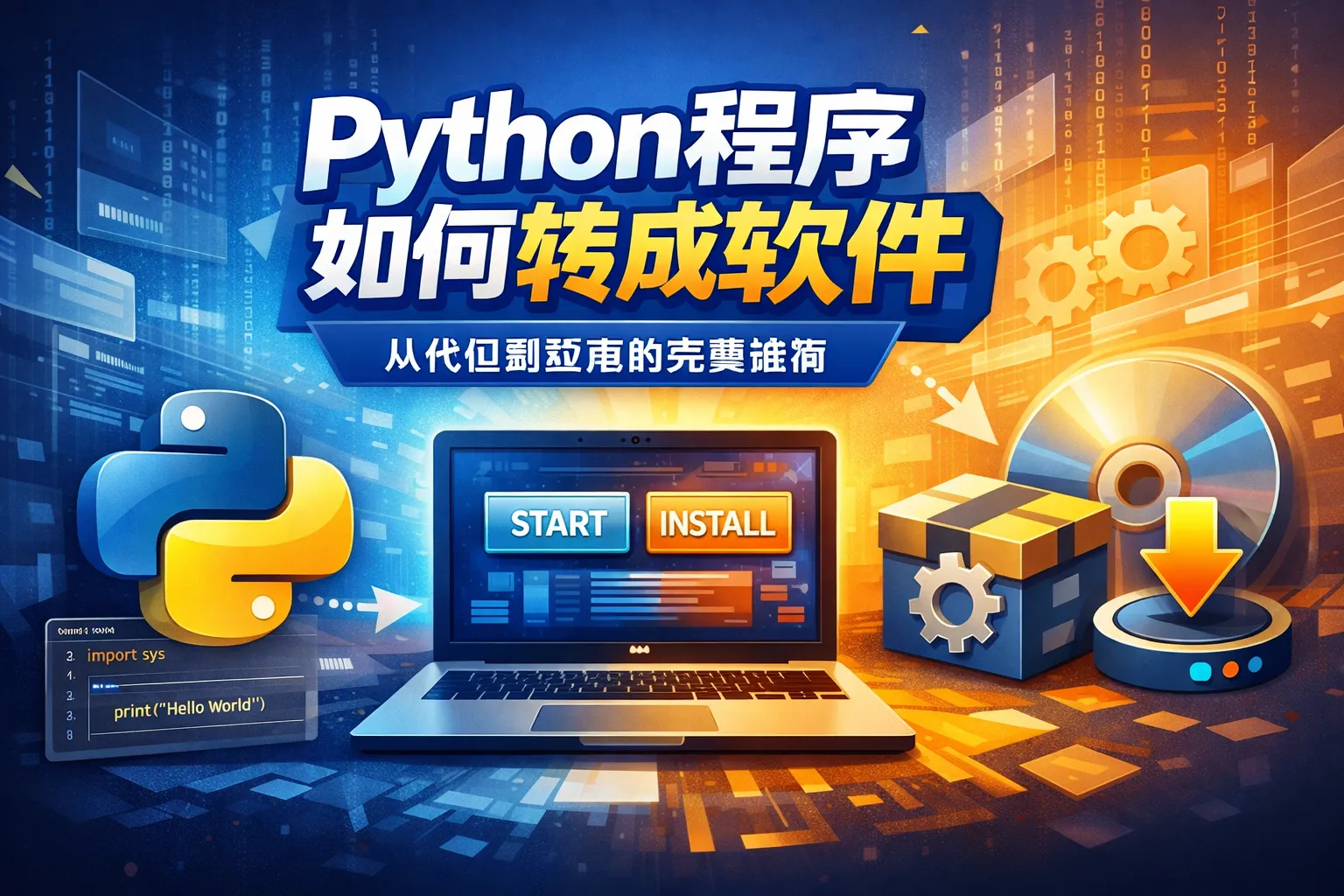 python程序如何转成软件