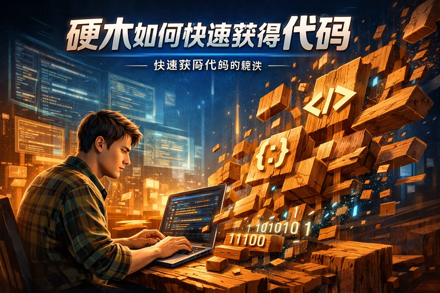 硬木如何快速获得代码