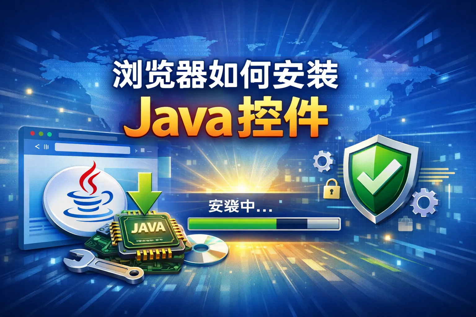 浏览器如何安装java控件