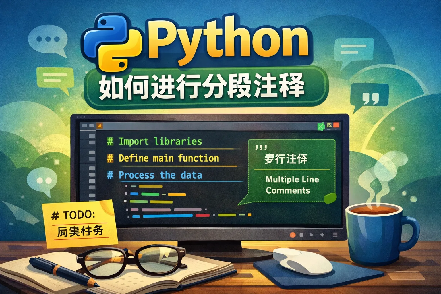 python如何进行分段注释