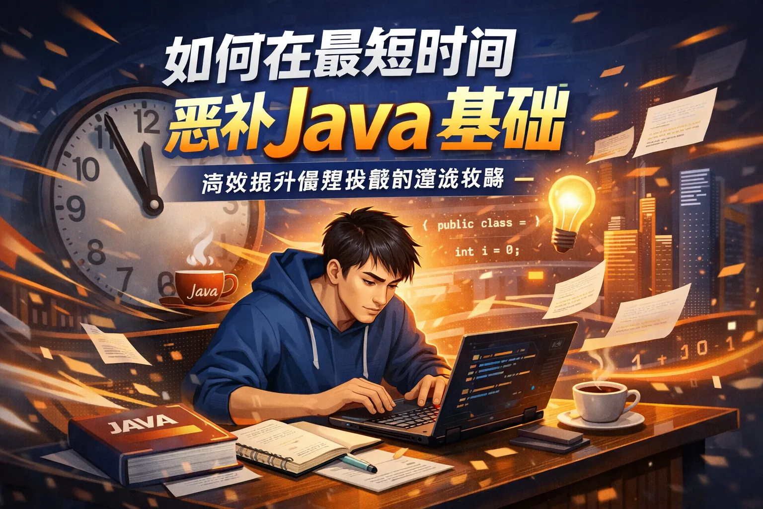 如何在最短时间恶补java基础