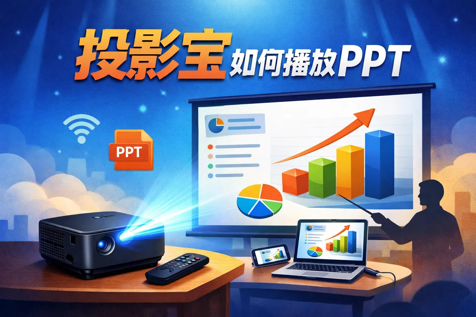 投影宝如何播放ppt