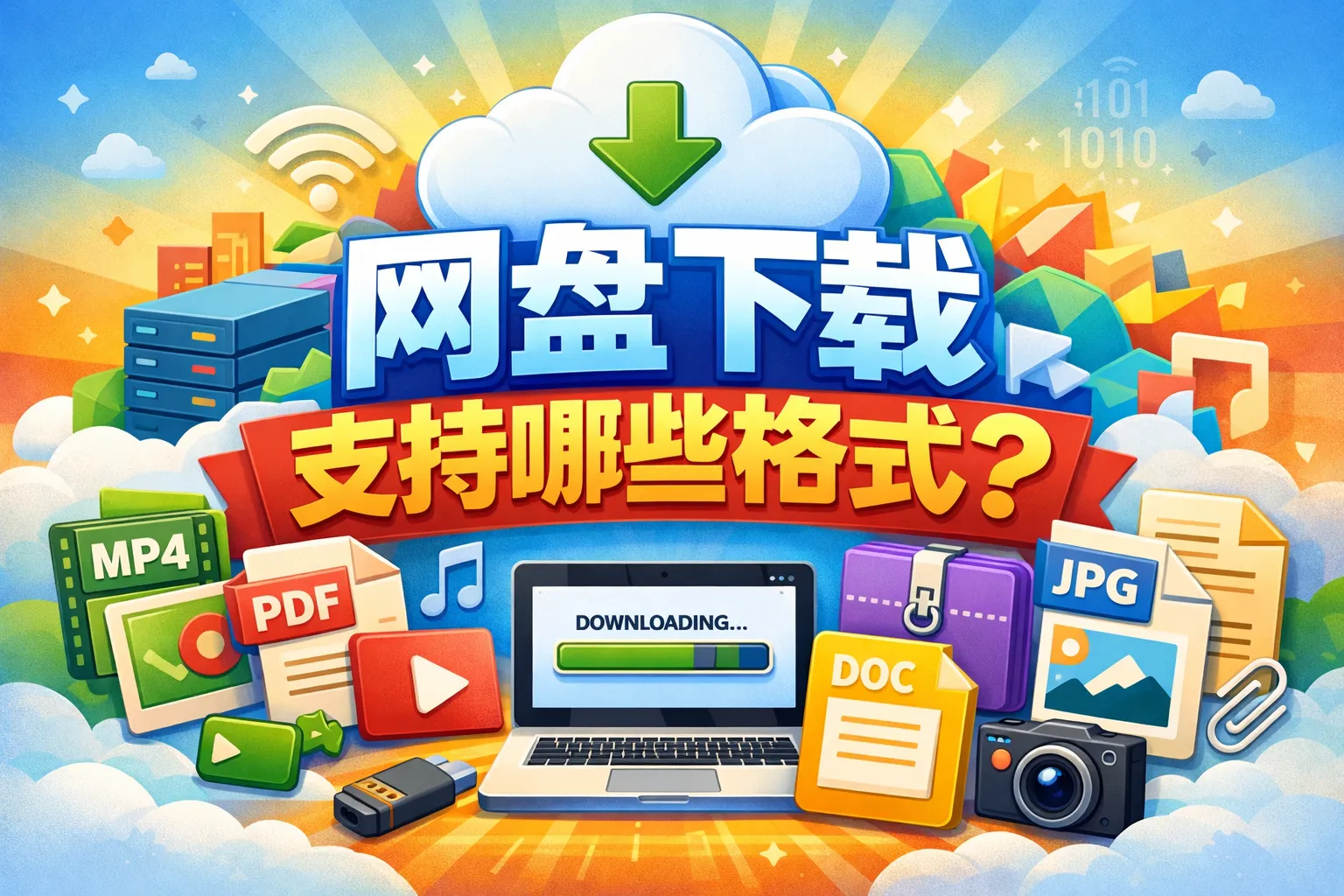 网盘下载支持哪些格式