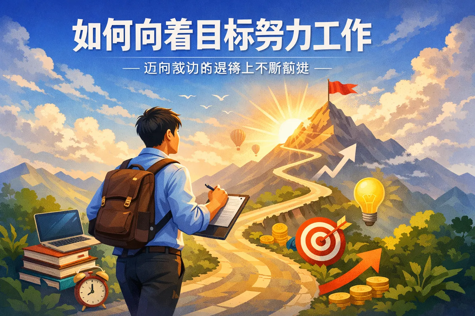 如何向着目标努力工作