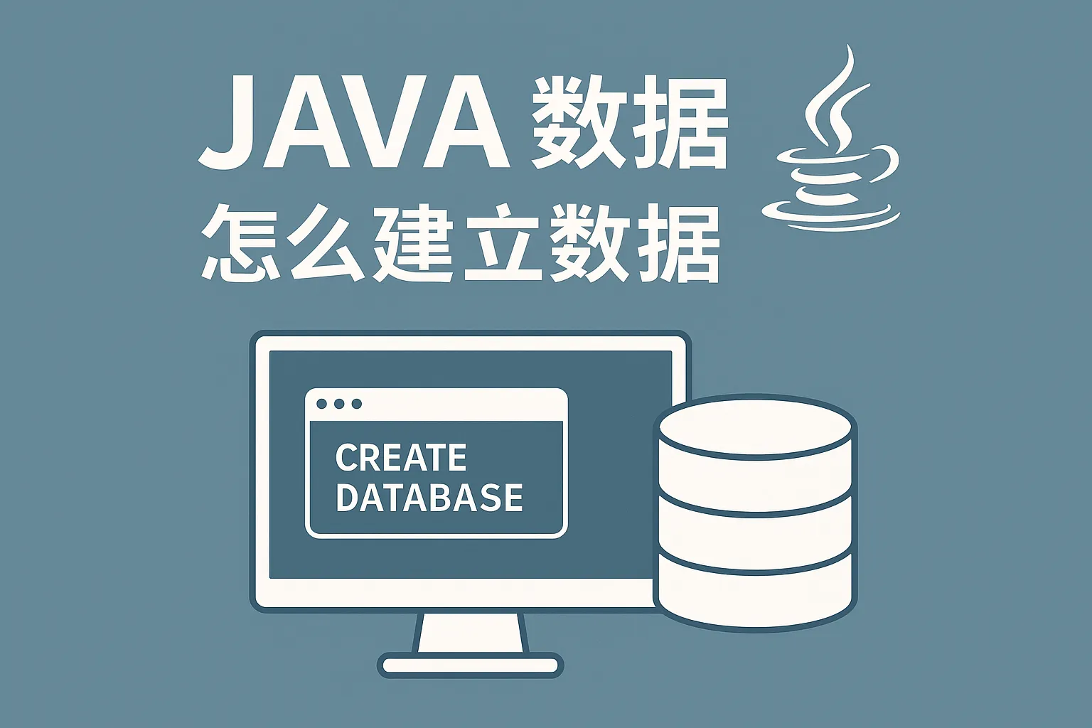 java 数据库怎么建立数据库