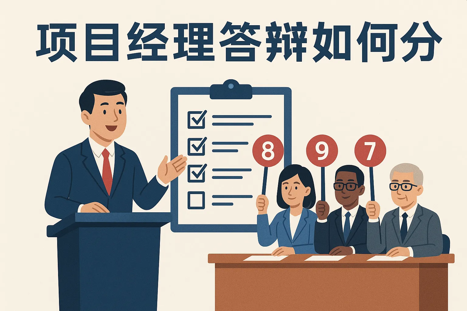项目经理答辩如何评分