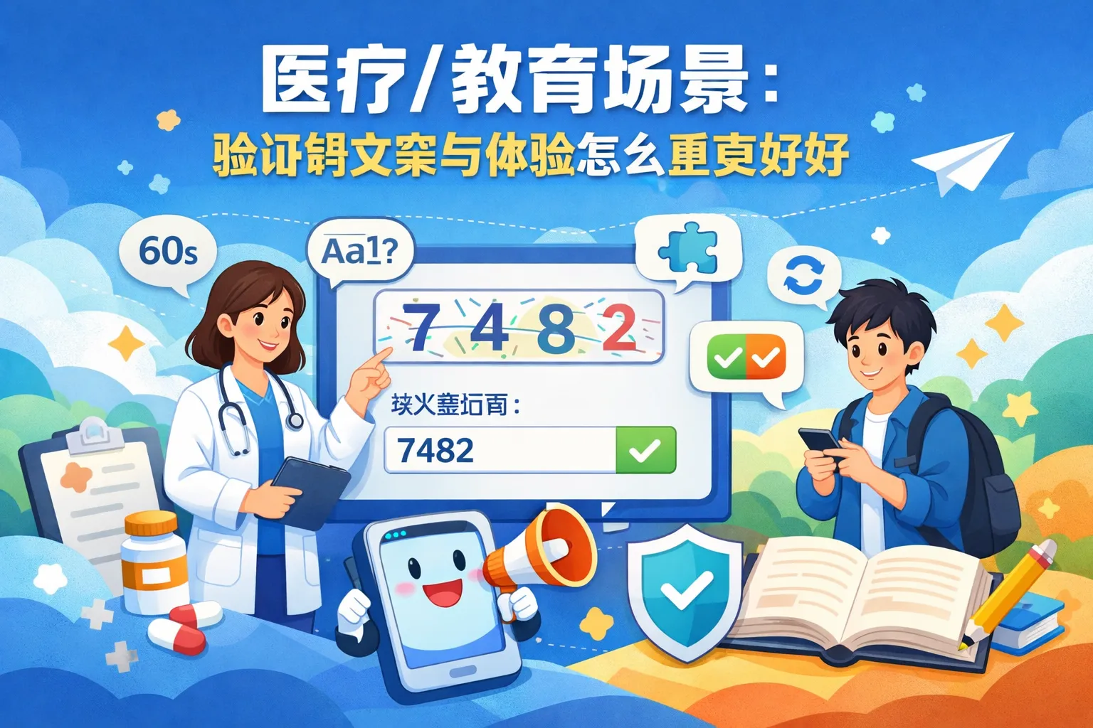 医疗/教育场景:验证码文案与体验怎么更友好