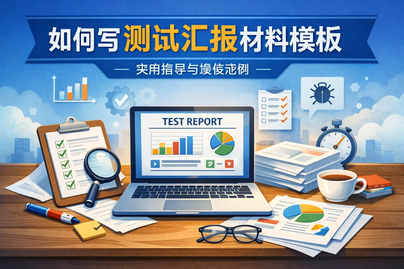 如何写测试汇报材料模板