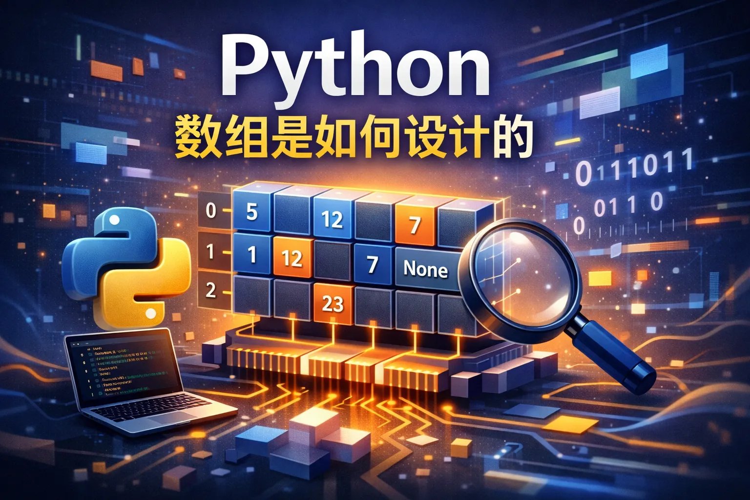 python数组是如何设计的