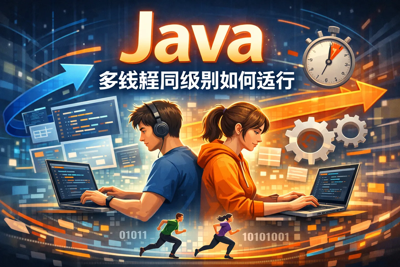 java多线程同级别如何运行