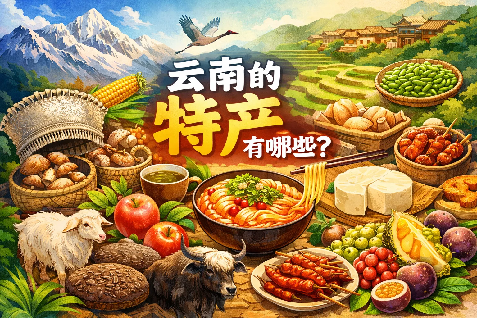 云盘的特产有哪些