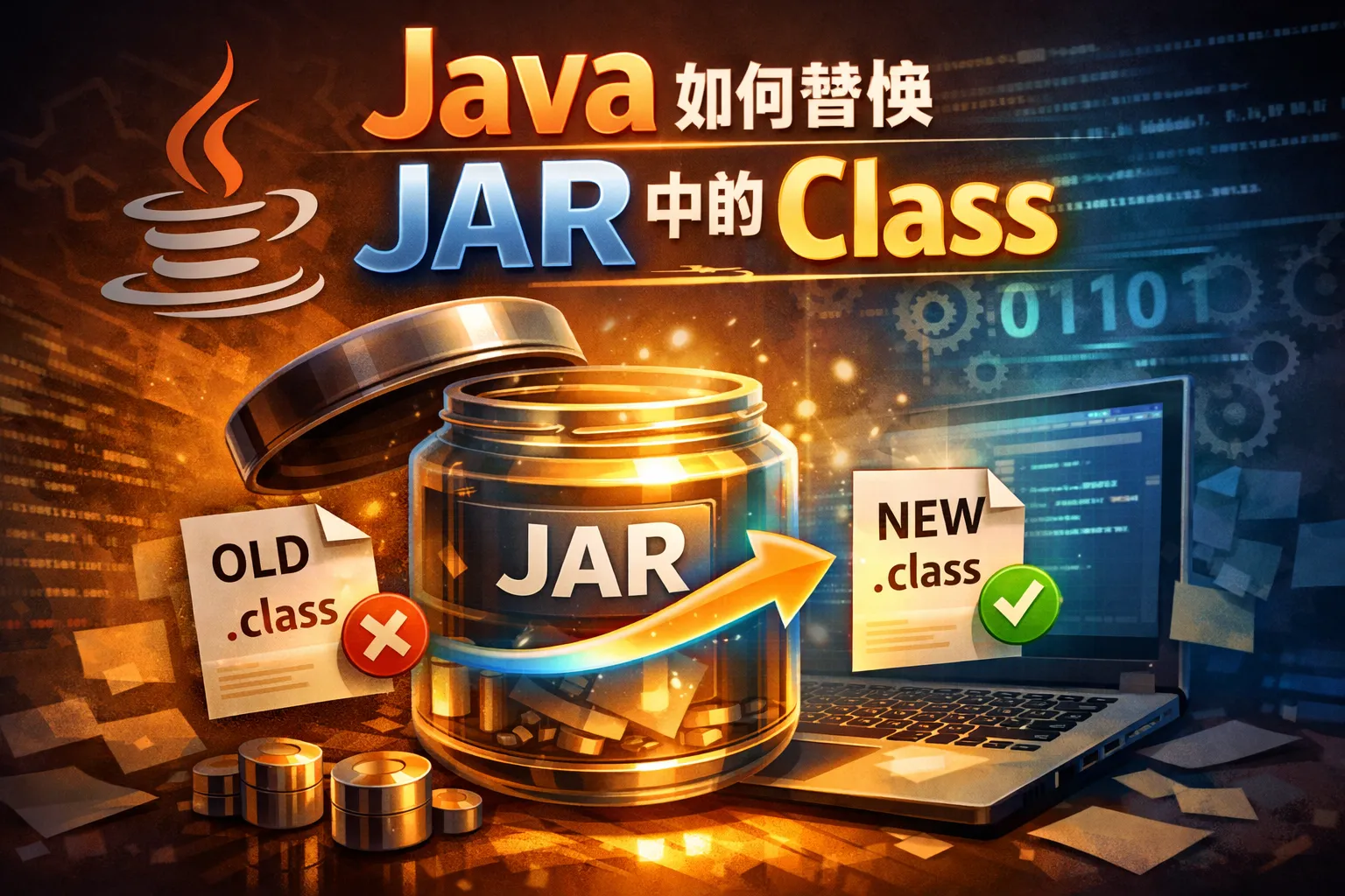 java如何替换jar中的class